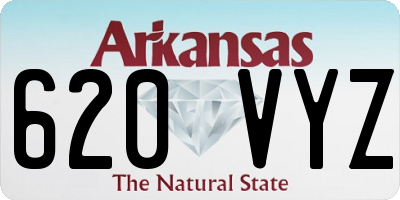 AR license plate 620VYZ