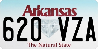 AR license plate 620VZA