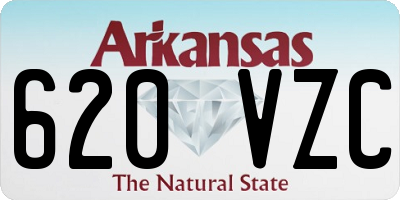 AR license plate 620VZC