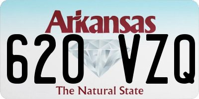 AR license plate 620VZQ
