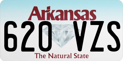AR license plate 620VZS