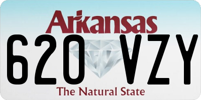 AR license plate 620VZY