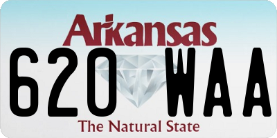 AR license plate 620WAA