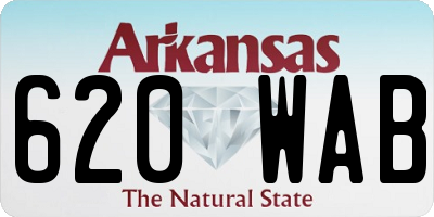 AR license plate 620WAB