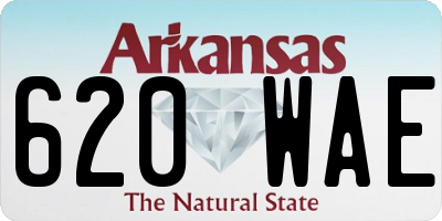 AR license plate 620WAE