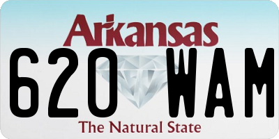 AR license plate 620WAM