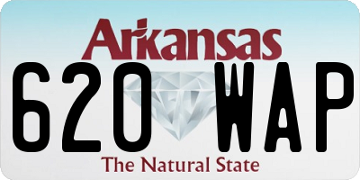 AR license plate 620WAP