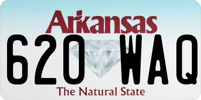 AR license plate 620WAQ