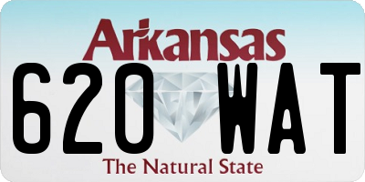 AR license plate 620WAT