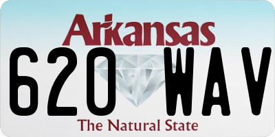 AR license plate 620WAV