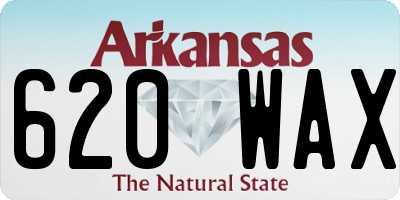 AR license plate 620WAX