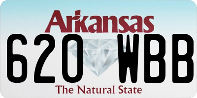AR license plate 620WBB