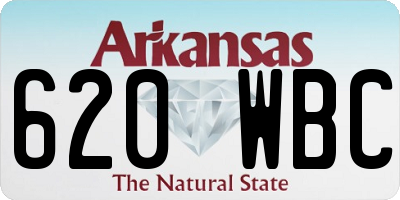 AR license plate 620WBC