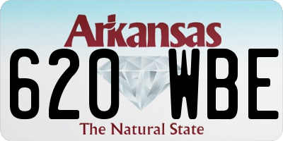 AR license plate 620WBE