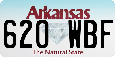 AR license plate 620WBF