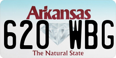 AR license plate 620WBG