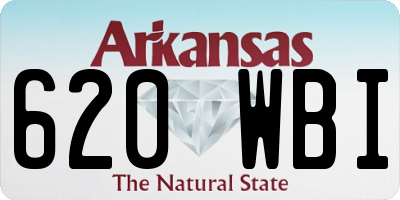 AR license plate 620WBI