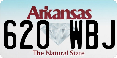 AR license plate 620WBJ