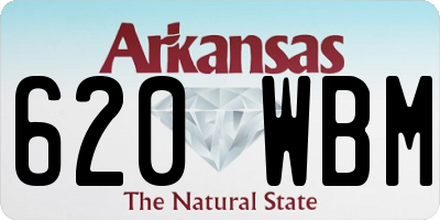 AR license plate 620WBM