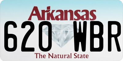 AR license plate 620WBR