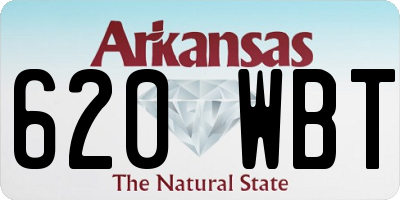 AR license plate 620WBT