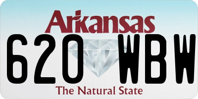 AR license plate 620WBW