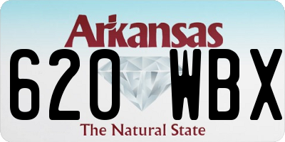 AR license plate 620WBX