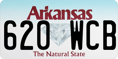 AR license plate 620WCB