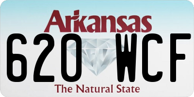 AR license plate 620WCF