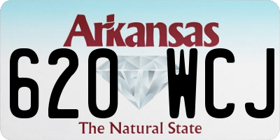 AR license plate 620WCJ