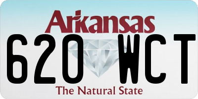 AR license plate 620WCT