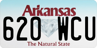 AR license plate 620WCU