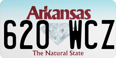 AR license plate 620WCZ