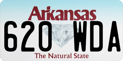 AR license plate 620WDA