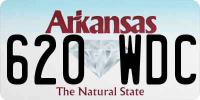 AR license plate 620WDC