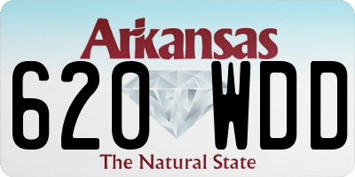 AR license plate 620WDD