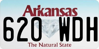 AR license plate 620WDH