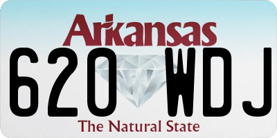 AR license plate 620WDJ