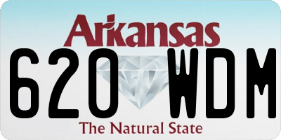 AR license plate 620WDM