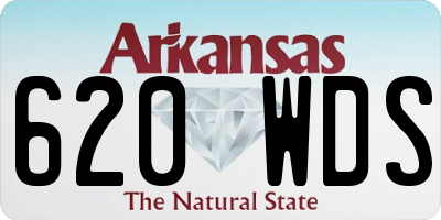 AR license plate 620WDS