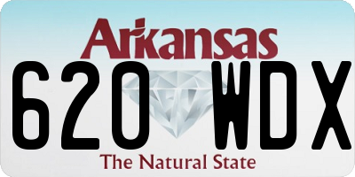AR license plate 620WDX