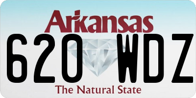 AR license plate 620WDZ
