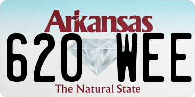 AR license plate 620WEE