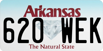 AR license plate 620WEK