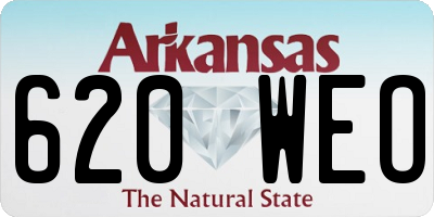 AR license plate 620WEO