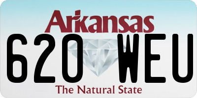 AR license plate 620WEU