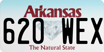 AR license plate 620WEX