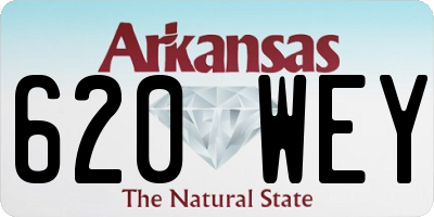 AR license plate 620WEY