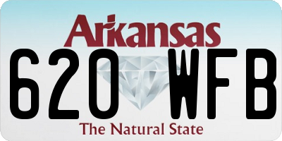 AR license plate 620WFB