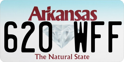 AR license plate 620WFF